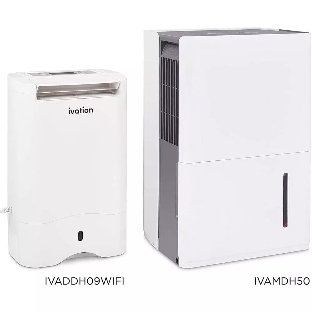 Ivation 19 Pint Wi-Fi Desiccant Dehumidifier w/Continuous Drain Hose and Smartphone Control 4 Ivation 19 Pint Wi-Fi Desiccant Dehumidifier w/Continuous Drain Hose and Smartphone Control - Image 2