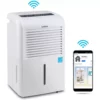 Ivation 50 Pint Smart Wi-Fi Energy Star Dehumidifier with Pump, Hose Connector and App 2 Ivation 50 Pint Smart Wi-Fi Energy Star Dehumidifier with Pump, Hose Connector and App -Air Quality Shop whites ivation dehumidifiers ivaduwifi50wp 64 1000
