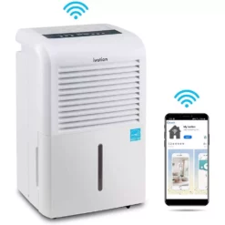 Ivation 50 Pint Smart Wi-Fi Energy Star Dehumidifier with Pump, Hose Connector and App