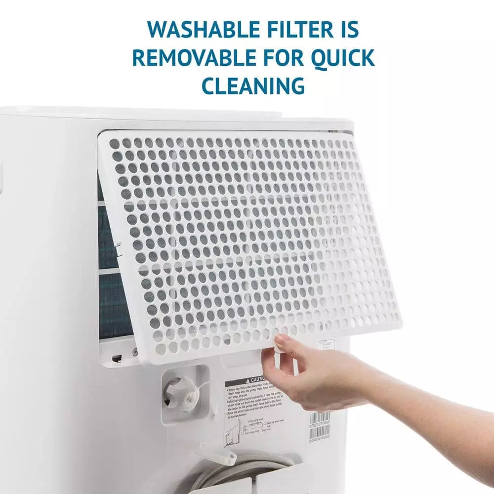 Ivation 60 Pint Dehumidifier with Pump, Hose Connector, Programmable Humidity 10 Ivation 60 Pint Dehumidifier with Pump, Hose Connector, Programmable Humidity - Image 8