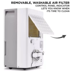 Ivation 50 Pint Energy Star Dehumidifier with Pump and Continuous Drain Hose -Air Quality Shop whites ivation dehumidifiers ivamdh50p 76 1000