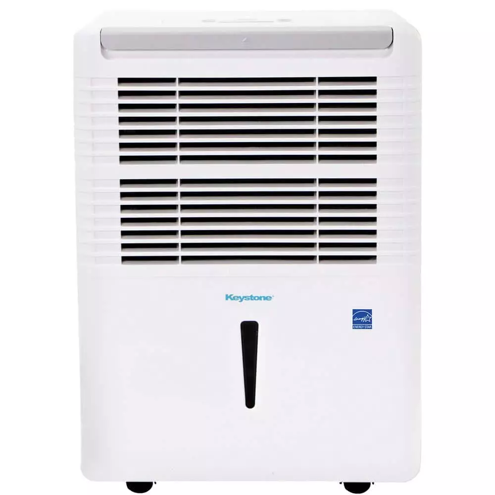 Keystone Energy Star 22 Pint Dehumidifier for up to 1,500 Sq.Ft. LED Display Timer Portable w/ Wheels Auto-Shutoff 3 Keystone Energy Star 22 Pint Dehumidifier for up to 1,500 Sq.Ft. LED Display Timer Portable w/ Wheels Auto-Shutoff