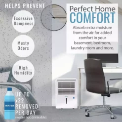 Keystone Energy Star 22 Pint Dehumidifier for up to 1,500 Sq.Ft. LED Display Timer Portable w/ Wheels Auto-Shutoff 13 Keystone Energy Star 22 Pint Dehumidifier for up to 1,500 Sq.Ft. LED Display Timer Portable w/ Wheels Auto-Shutoff -Air Quality Shop whites keystone dehumidifiers kstad224d a0 1000
