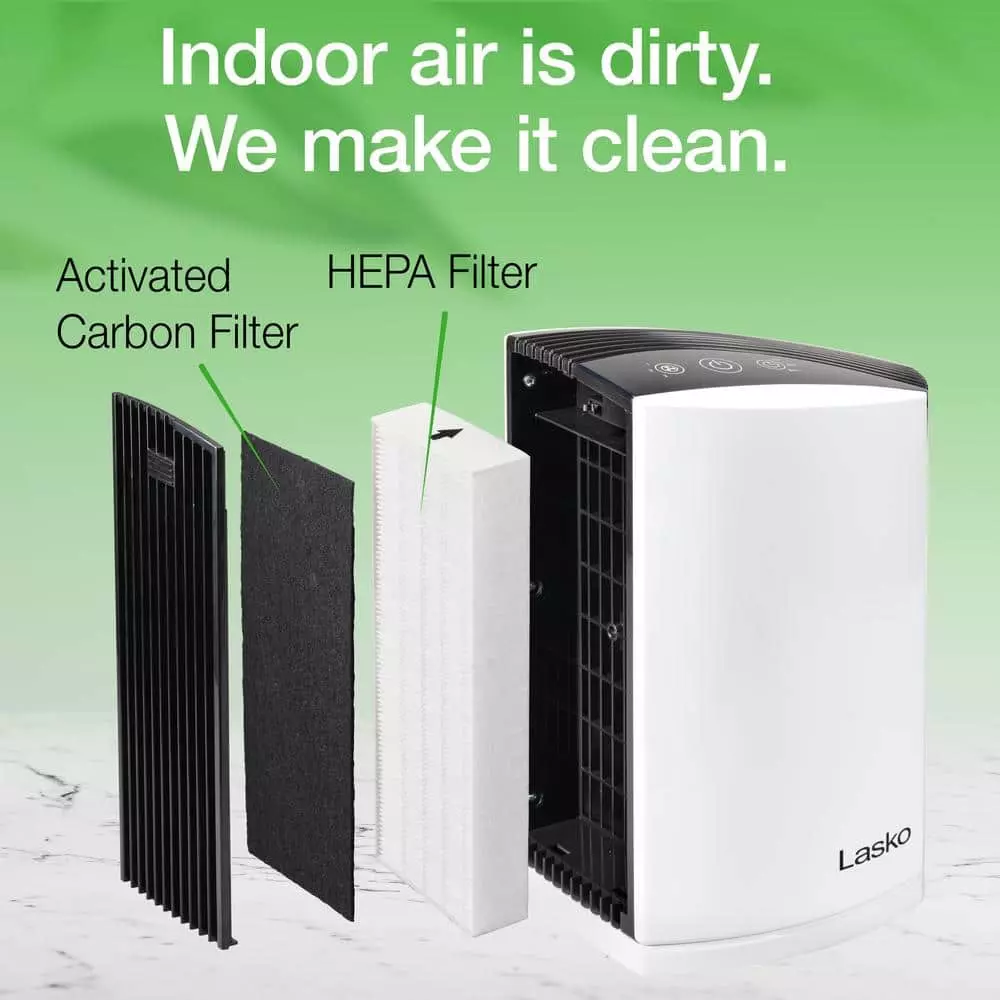 Lasko HEPA Filter Desktop Air Purifier with TotalProtect Filtration 9 Lasko HEPA Filter Desktop Air Purifier with TotalProtect Filtration - Image 7