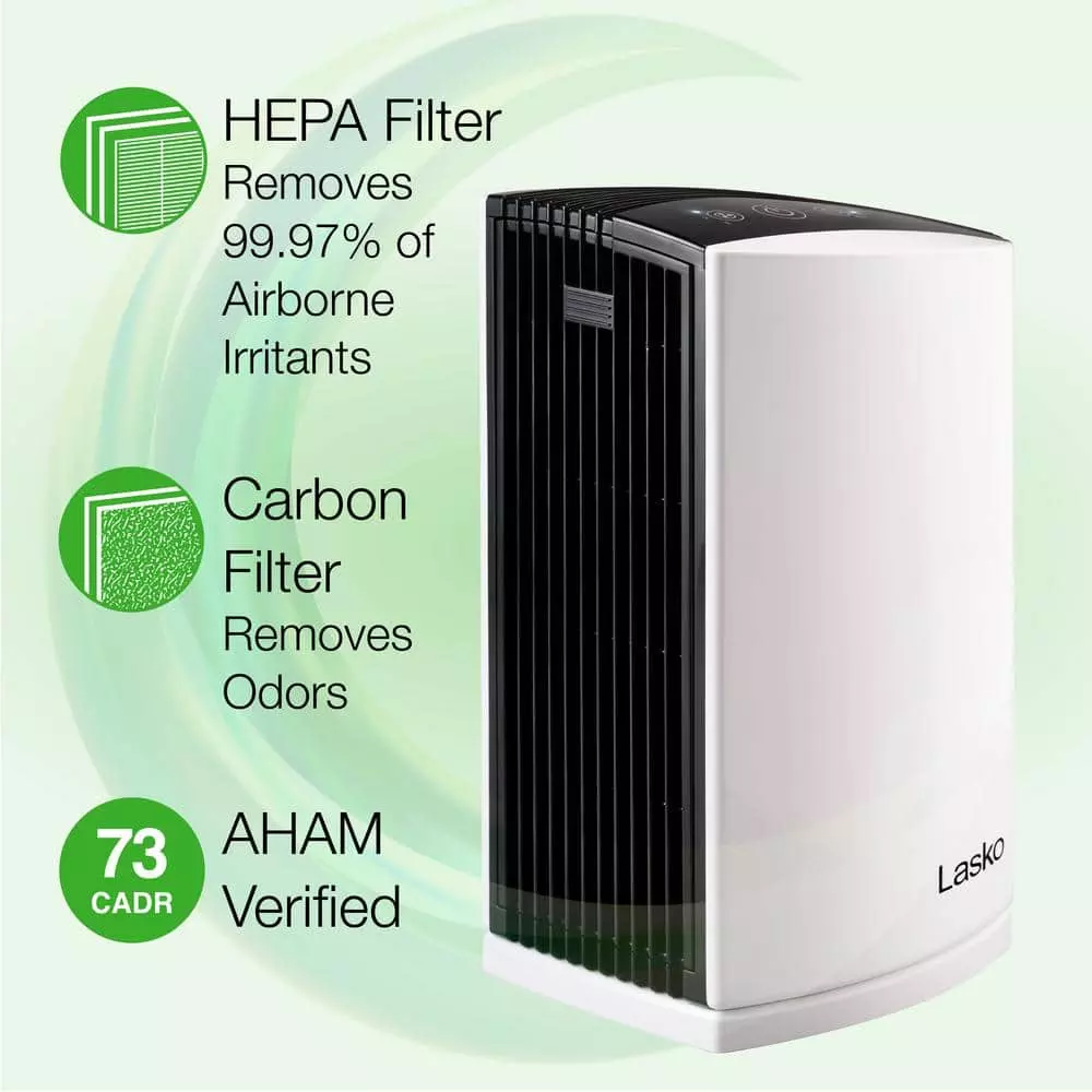 Lasko HEPA Filter Desktop Air Purifier with TotalProtect Filtration 10 Lasko HEPA Filter Desktop Air Purifier with TotalProtect Filtration - Image 8