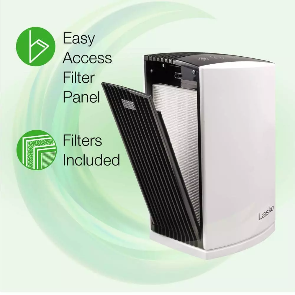 Lasko HEPA Filter Desktop Air Purifier with TotalProtect Filtration 8 Lasko HEPA Filter Desktop Air Purifier with TotalProtect Filtration - Image 6