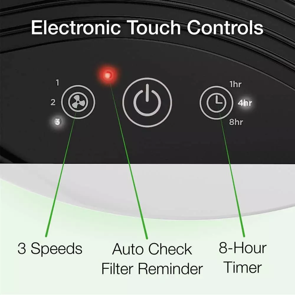 Lasko HEPA Filter Desktop Air Purifier with TotalProtect Filtration 6 Lasko HEPA Filter Desktop Air Purifier with TotalProtect Filtration - Image 4