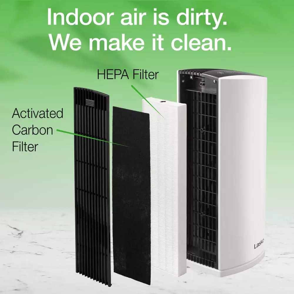 Lasko HEPA Filter Room Air Purifier with Total Protect Filtration 9 Lasko HEPA Filter Room Air Purifier with Total Protect Filtration - Image 7