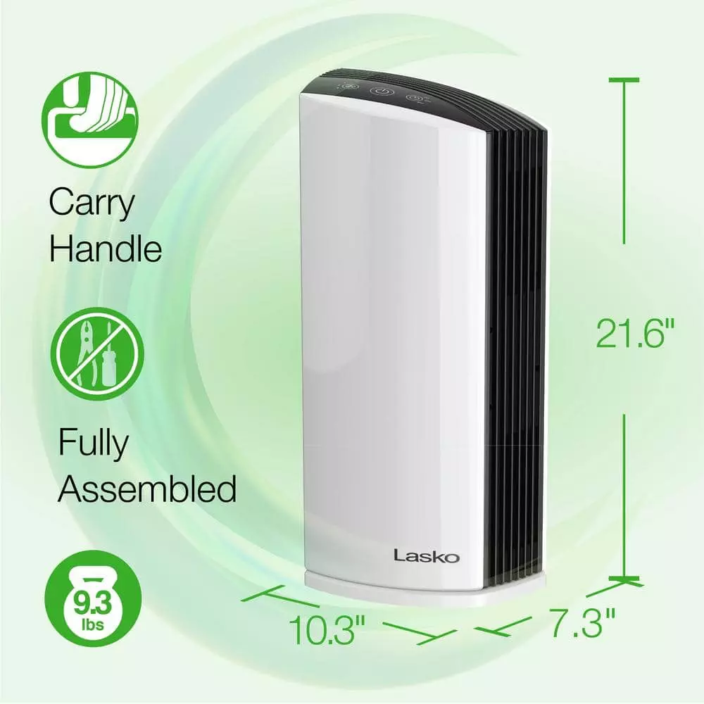 Lasko HEPA Filter Room Air Purifier with Total Protect Filtration 11 Lasko HEPA Filter Room Air Purifier with Total Protect Filtration - Image 9