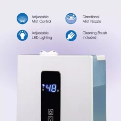 Lasko Quiet Ultrasonic Digital Warm and Cool Mist Humidifier 19 Lasko Quiet Ultrasonic Digital Warm and Cool Mist Humidifier -Air Quality Shop whites lasko humidifiers uh300 1d 1000