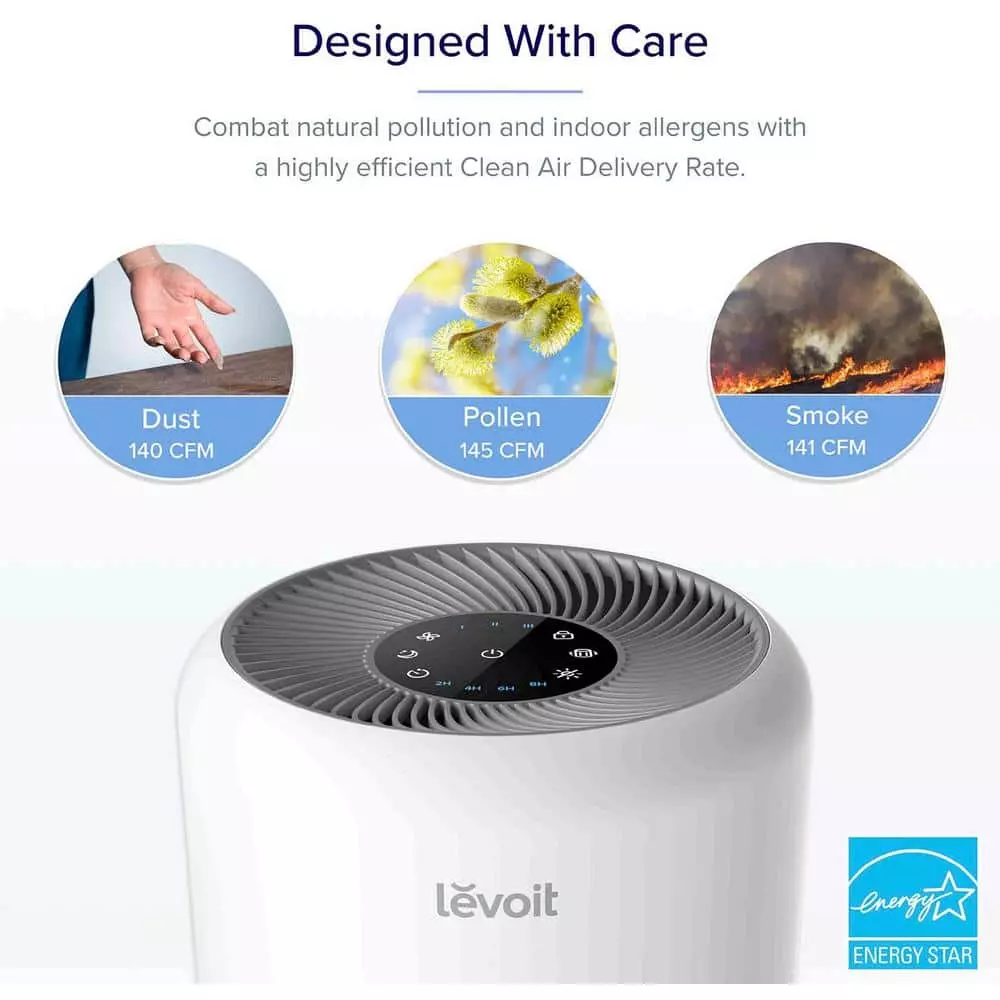 LEVOIT VortexAir True HEPA Air Purifier, 220 Sq Ft 7 LEVOIT VortexAir True HEPA Air Purifier, 220 Sq Ft - Image 5