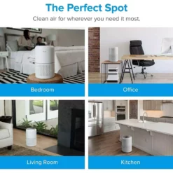 LEVOIT VortexAir True HEPA Air Purifier, 220 Sq Ft 17 LEVOIT VortexAir True HEPA Air Purifier, 220 Sq Ft -Air Quality Shop whites levoit air purifiers heapaplvnus0017 31 1000