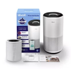 LEVOIT White PlasmaPro 400S Smart True HEPA Air Purifier, 403 sq.ft. 19 LEVOIT White PlasmaPro 400S Smart True HEPA Air Purifier, 403 sq.ft. -Air Quality Shop whites levoit air purifiers heapaplvsus0076 1f 1000