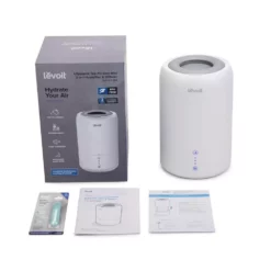 LEVOIT Ultrasonic Top-Fill Cool Mist 2-in-1 Humidifier and Diffuser -Air Quality Shop whites levoit humidifiers heaphulvnus0015 76 1000