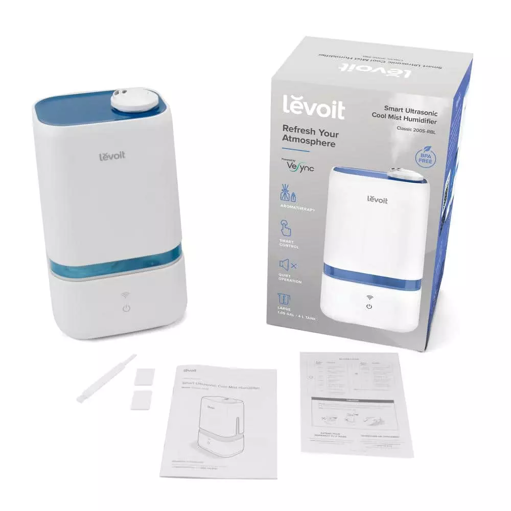 LEVOIT 1 Gal. Smart Ultra-Sonic Cool Mist Humidifier and Diffuser up to 375 sq. ft. 7 LEVOIT 1 Gal. Smart Ultra-Sonic Cool Mist Humidifier and Diffuser up to 375 sq. ft. - Image 5