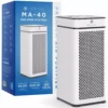 MEDIFY AIR Air Purifier with H13 True HEPA Filter 840 sq. ft. Coverage 99.9% Removal to 0.1 Microns White (1-Pack) 2 MEDIFY AIR Air Purifier with H13 True HEPA Filter 840 sq. ft. Coverage 99.9% Removal to 0.1 Microns White (1-Pack) -Air Quality Shop whites medify air air purifiers ma 40 w1 64 1000