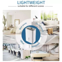 Merax 50-Pint Dehumidifier with 4L Water Tank for Large Space 13 Merax 50-Pint Dehumidifier with 4L Water Tank for Large Space -Air Quality Shop whites merax dehumidifiers gl003aak 66 1000