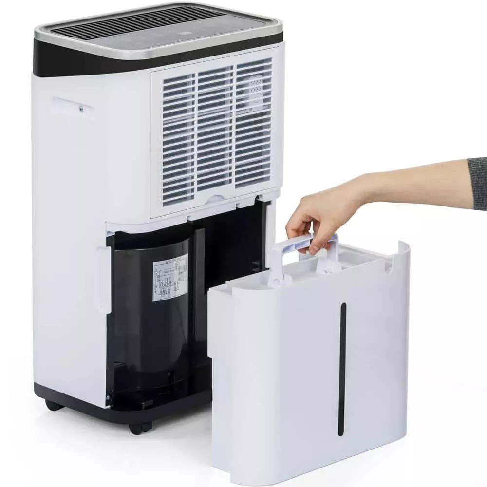 Merax Large Space Auto Defrost High Humidity 50-Pints Dehumidifier with 6.5 l Water tank and Continuous Drain Hose 7 Merax Large Space Auto Defrost High Humidity 50-Pints Dehumidifier with 6.5 l Water tank and Continuous Drain Hose - Image 5