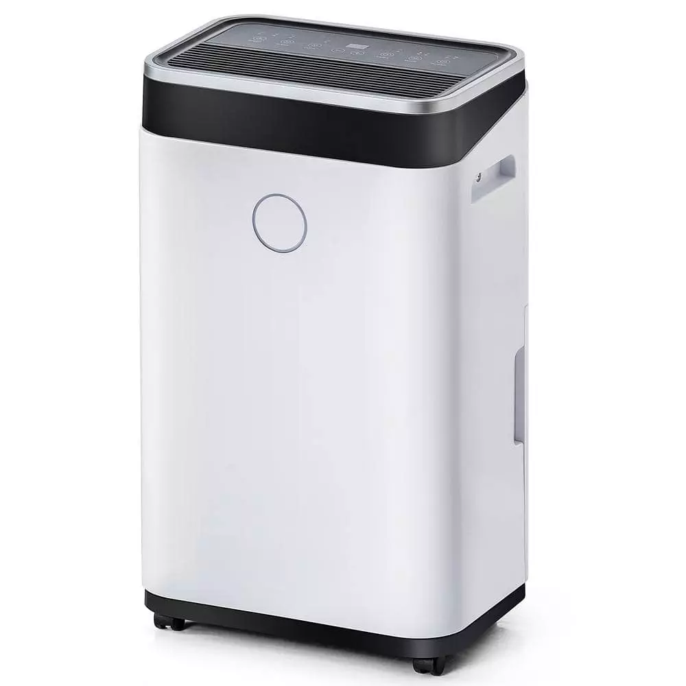 Merax Large Space Auto Defrost High Humidity 50-Pints Dehumidifier with 6.5 l Water tank and Continuous Drain Hose 3 Merax Large Space Auto Defrost High Humidity 50-Pints Dehumidifier with 6.5 l Water tank and Continuous Drain Hose