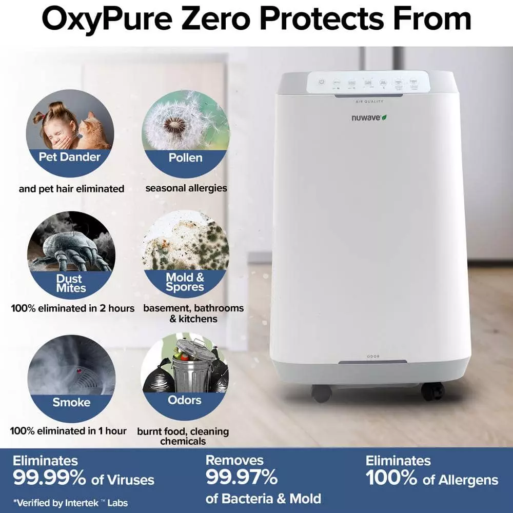 NuWave Oxypure Zero E1000 Smart Air Purifier 10 NuWave Oxypure Zero E1000 Smart Air Purifier - Image 8
