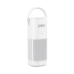 Pure Enrichment PureZone Mini Portable True HEPA Air Purifier in White