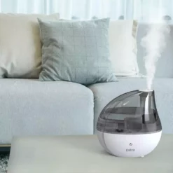 Pure Enrichment MistAire Silver Ultrasonic Cool Mist Humidifier -Air Quality Shop whites pure enrichment humidifiers pehumgry 31 1000