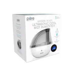 Pure Enrichment MistAire Silver Ultrasonic Cool Mist Humidifier -Air Quality Shop whites pure enrichment humidifiers pehumgry fa 1000
