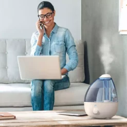 Pure Enrichment MistAire XL Ultrasonic Cool Mist Humidifier -Air Quality Shop whites pure enrichment humidifiers pehumlrg 31 1000