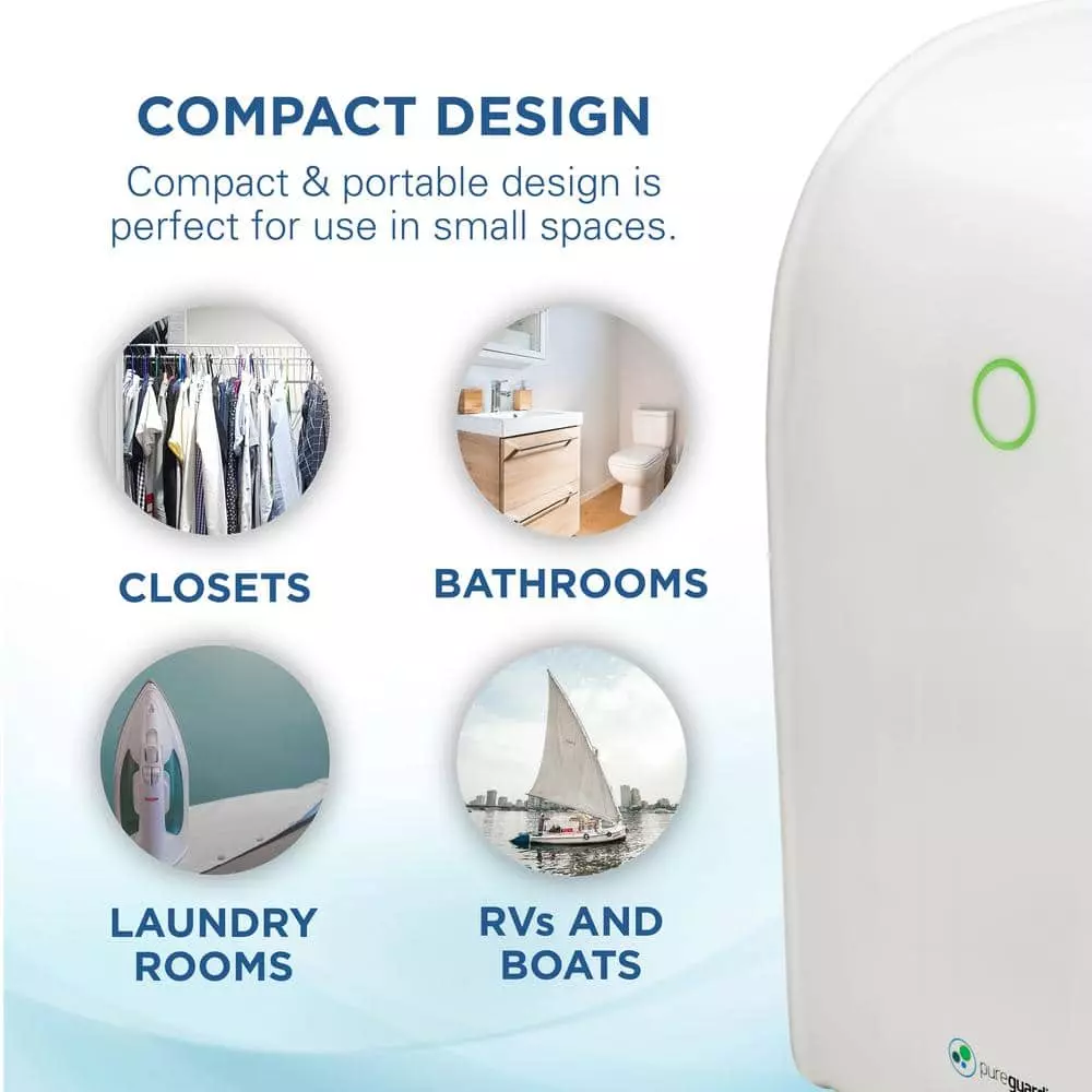 PureGuardian 0.33 Gal. Small Space Dehumidifier 6 PureGuardian 0.33 Gal. Small Space Dehumidifier - Image 4