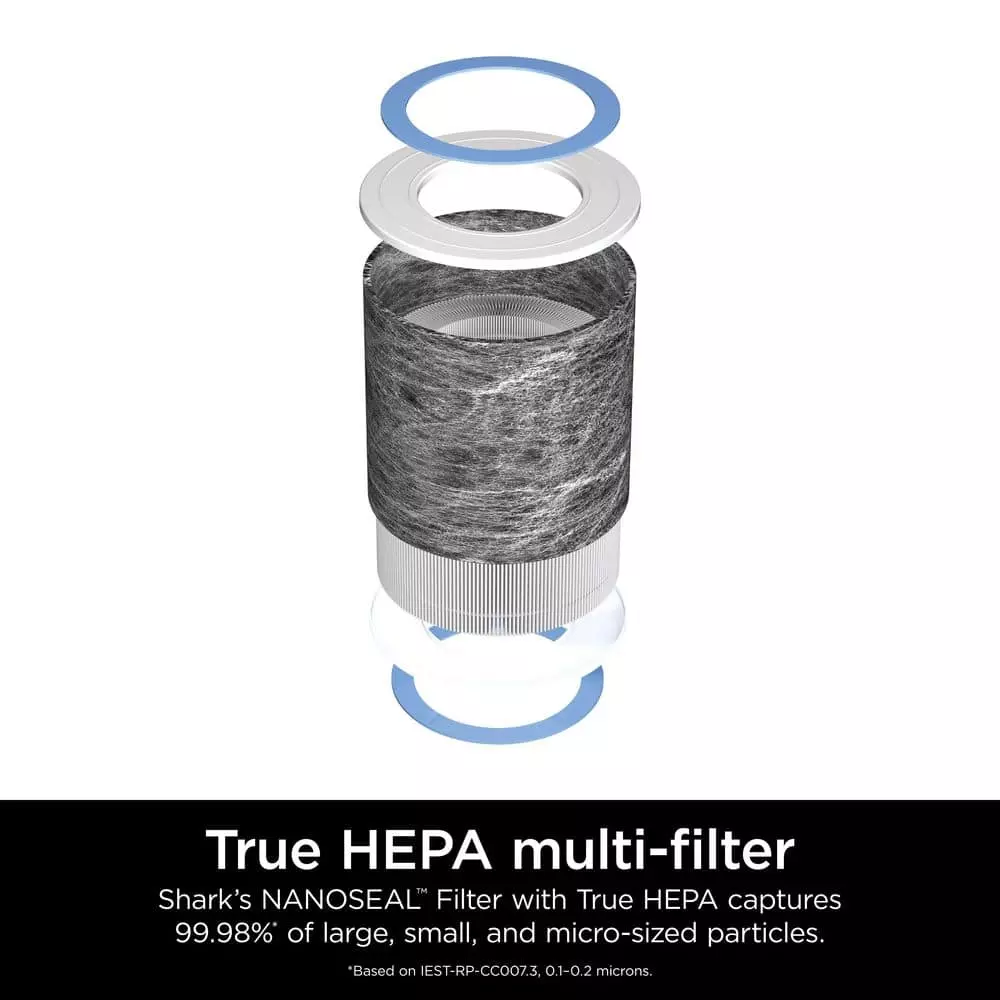 Shark Air Purifier with True HEPA Filter & Microban Antimicrobial Protection (500 sq. ft.) HP102 16 Shark Air Purifier with True HEPA Filter & Microban Antimicrobial Protection (500 sq. ft.) HP102 - Image 14