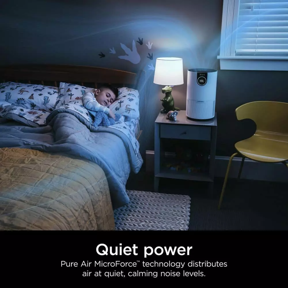 Shark Air Purifier with True HEPA Filter & Microban Antimicrobial Protection (500 sq. ft.) HP102 8 Shark Air Purifier with True HEPA Filter & Microban Antimicrobial Protection (500 sq. ft.) HP102 - Image 6