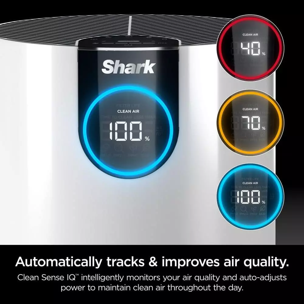 Shark Air Purifier with True HEPA Filter & Microban Antimicrobial Protection (500 sq. ft.) HP102 4 Shark Air Purifier with True HEPA Filter & Microban Antimicrobial Protection (500 sq. ft.) HP102 - Image 2