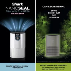 Shark Air Purifier with True HEPA Filter & Microban Antimicrobial Protection (500 sq. ft.) HP102 27 Shark Air Purifier with True HEPA Filter & Microban Antimicrobial Protection (500 sq. ft.) HP102 -Air Quality Shop whites shark air purifiers hp102 fa 1000