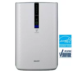Sharp Air Purifier and Humidifier with Plasmacluster Ion Technology Recommended for Medium-Sized Rooms True HEPA Filter
