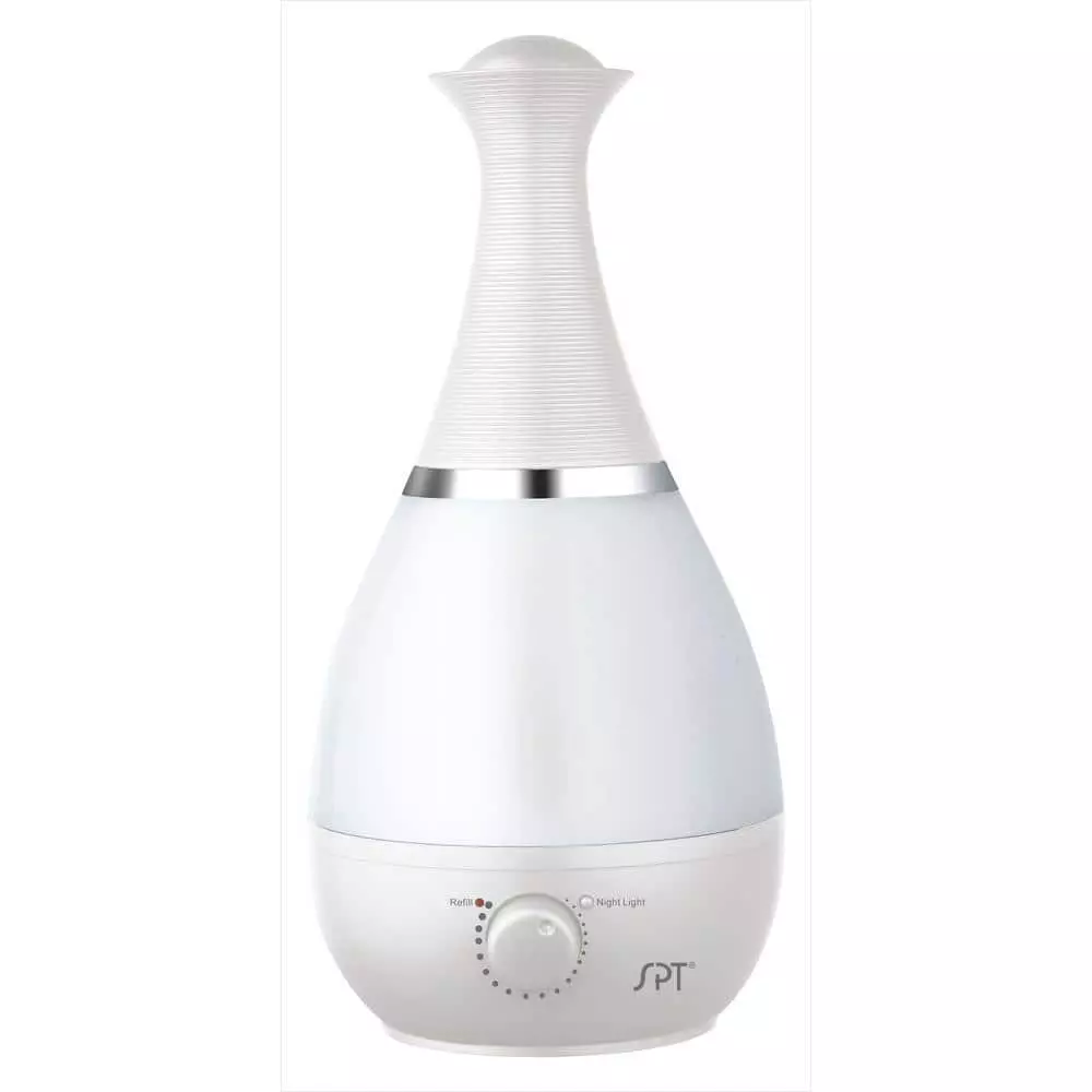 SPT Ultrasonic Humidifier with Fragrance Diffuser, White 3 SPT Ultrasonic Humidifier with Fragrance Diffuser, White