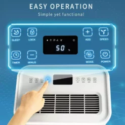 Taholi 50-Pints Moisture Removal Dehumidifier with 8.4 pint Water Tank -Air Quality Shop whites taholi dehumidifiers dj ex287066aak 1f 1000