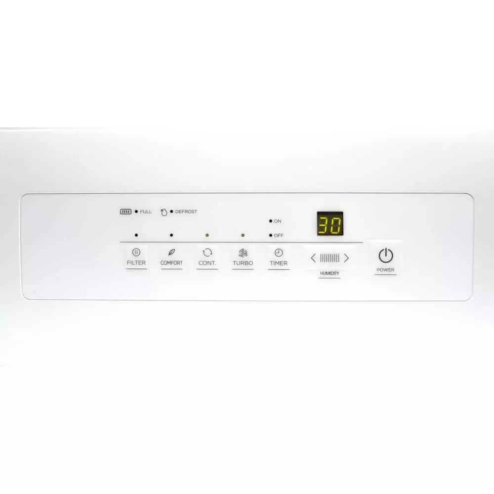 Toshiba 50-Pint 115-Volt ENERGY STAR MOST EFFICIENT Dehumidifier with Continuous Operation Function covers up to 4,500 sq. ft. 7 Toshiba 50-Pint 115-Volt ENERGY STAR MOST EFFICIENT Dehumidifier with Continuous Operation Function covers up to 4,500 sq. ft. - Image 5