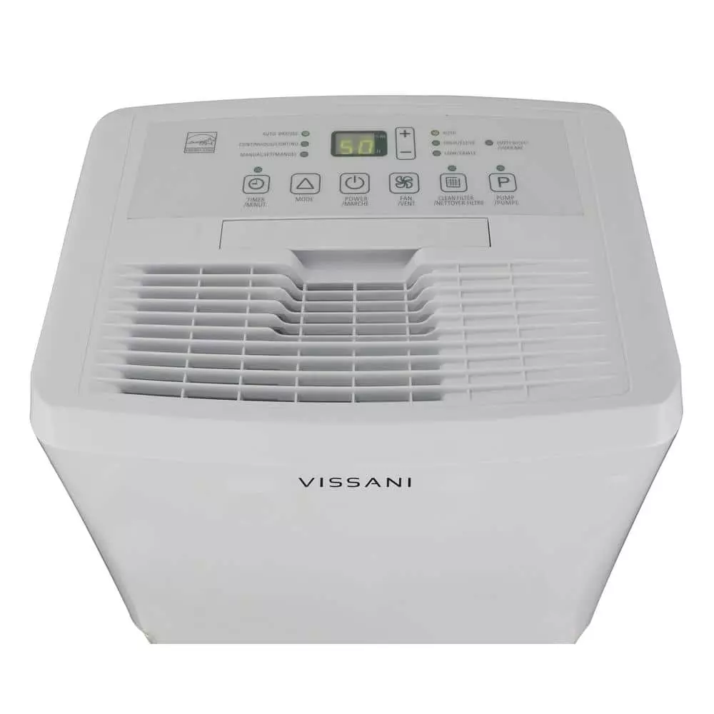 Vissani 50-Pint Dehumidifier with Pump ENERGY STAR 11 Vissani 50-Pint Dehumidifier with Pump ENERGY STAR - Image 9