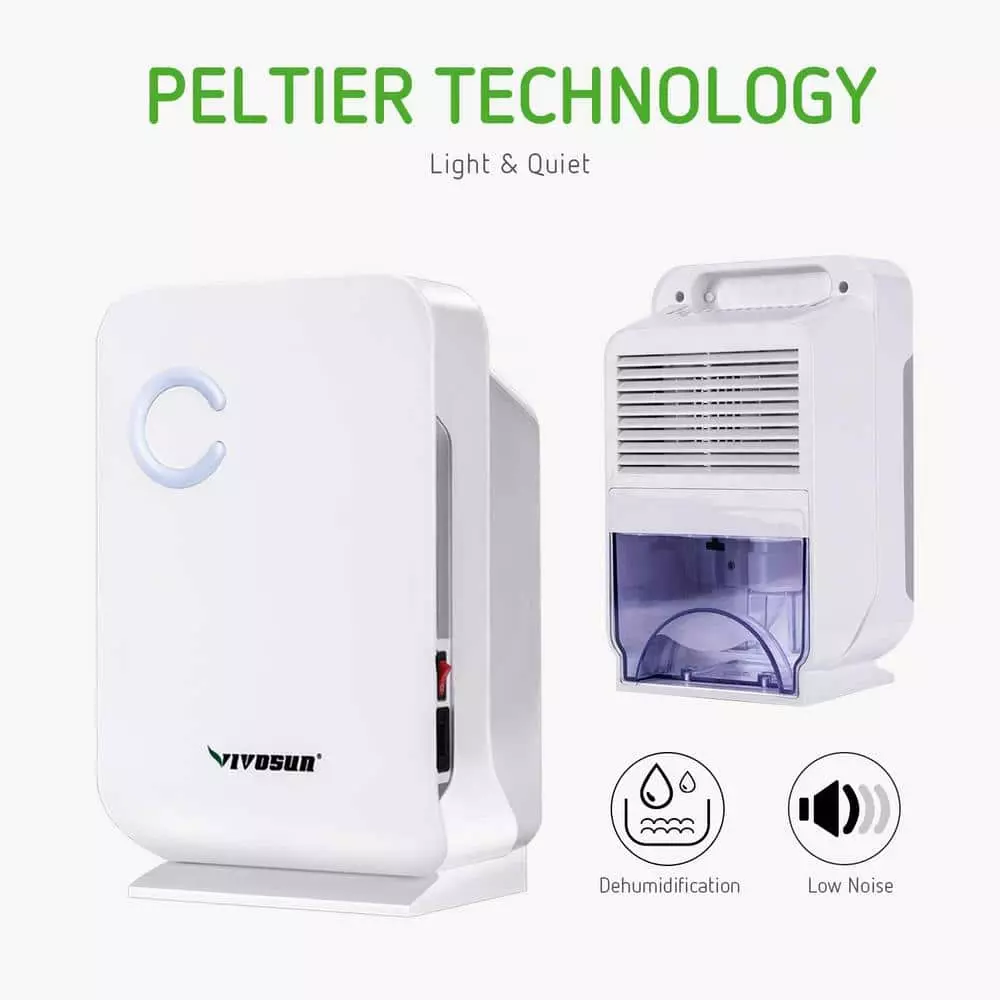 VIVOSUN Small Space 0.85-Pint Mini Dehumidifier for Grow Tent Closets Bathroom and Basement 7 VIVOSUN Small Space 0.85-Pint Mini Dehumidifier for Grow Tent Closets Bathroom and Basement - Image 5