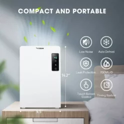 VIVOSUN 1.23-Pint Electric Mini Dehumidifier with Timer, 2200 ml Water Tank and Drain Hose for Basement or Smaller Room 15 VIVOSUN 1.23-Pint Electric Mini Dehumidifier with Timer, 2200 ml Water Tank and Drain Hose for Basement or Smaller Room -Air Quality Shop whites vivosun dehumidifiers x002bp96m1 44 1000