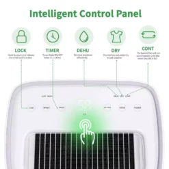 Waykar 50-Pint Capacity 3,500 Sq. Ft. Smart Control Home Dehumidifier With Bucket Auto Drain For Basements Or Bedrooms 17 Waykar 50-Pint Capacity 3,500 Sq. Ft. Smart Control Home Dehumidifier With Bucket Auto Drain For Basements Or Bedrooms -Air Quality Shop whites waykar dehumidifiers hdcx pd08e 44 1000