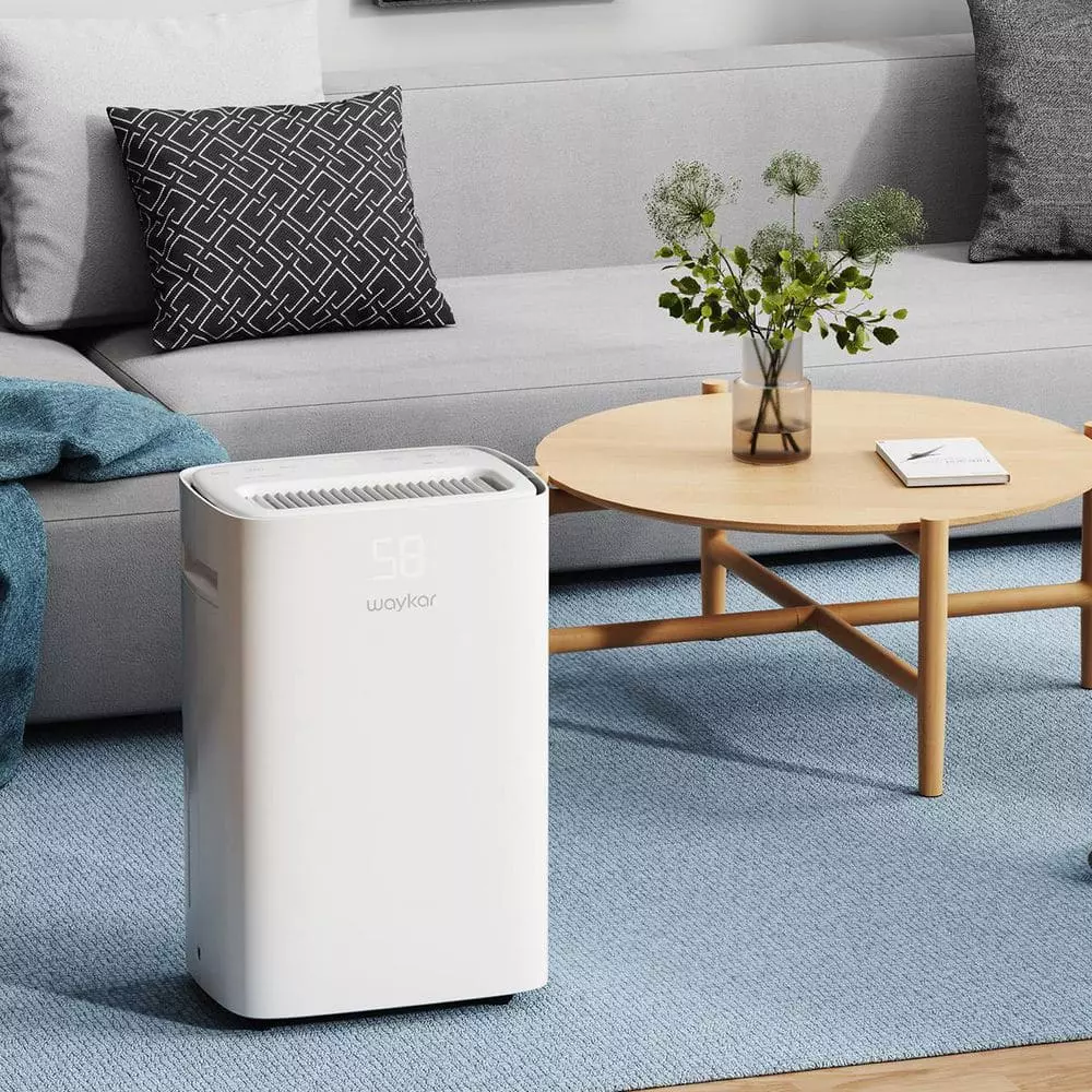 Waykar 50-Pint Capacity 3,500 Sq. Ft. Smart Control Home Dehumidifier With Bucket Auto Drain For Basements Or Bedrooms 3 Waykar 50-Pint Capacity 3,500 Sq. Ft. Smart Control Home Dehumidifier With Bucket Auto Drain For Basements Or Bedrooms
