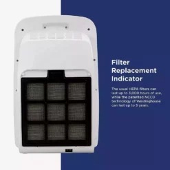 Westinghouse Medical Grade Patented True-HEPA 13, 4-Stage Air Purifier -Air Quality Shop whites westinghouse air purifiers 1701 1f 1000