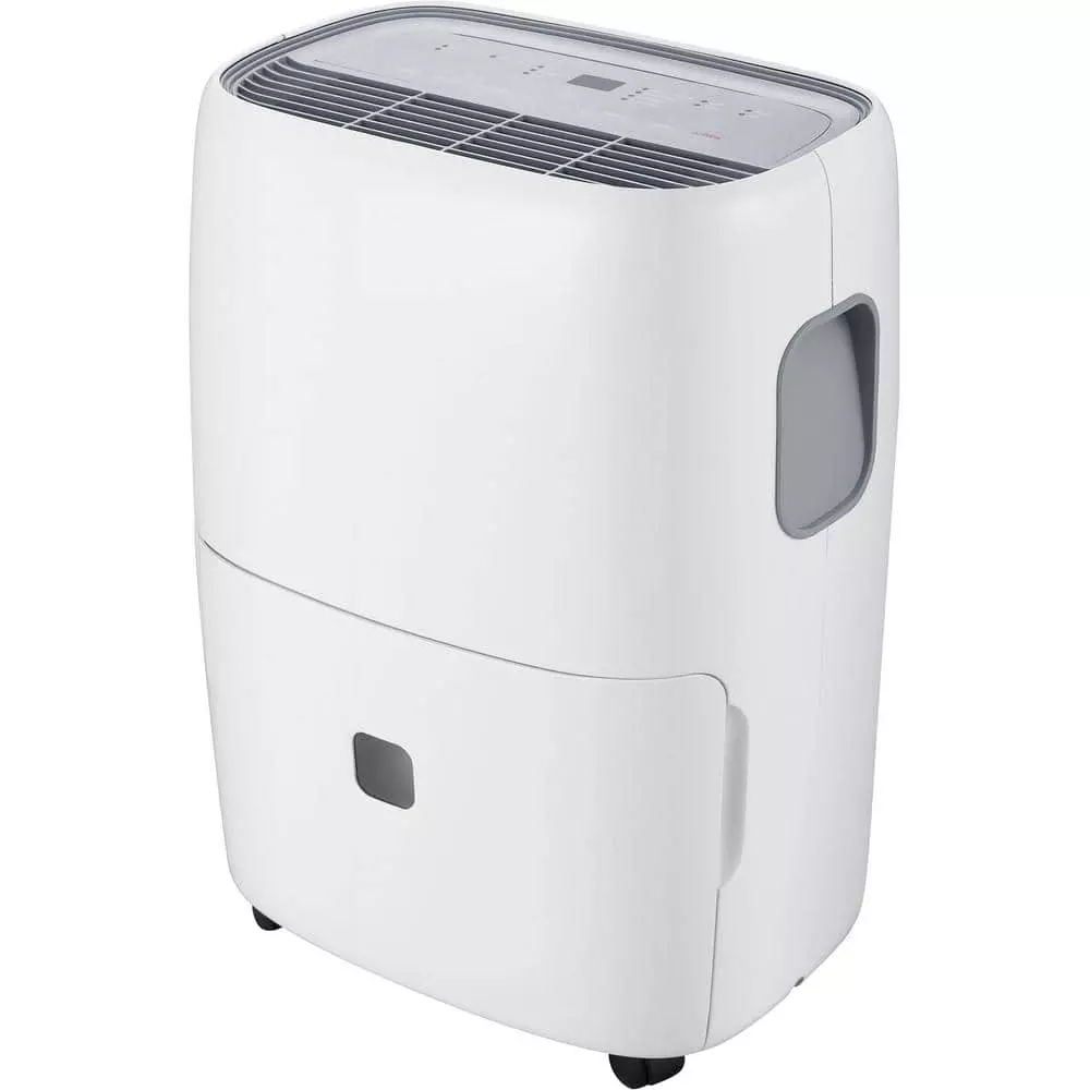 Whirlpool 50-Pint Portable Dehumidifier with Built-In Pump, 24-Hour Timer, Auto Shut-Off, Easy-Clean Filter and Auto-Restart 4 Whirlpool 50-Pint Portable Dehumidifier with Built-In Pump, 24-Hour Timer, Auto Shut-Off, Easy-Clean Filter and Auto-Restart - Image 2